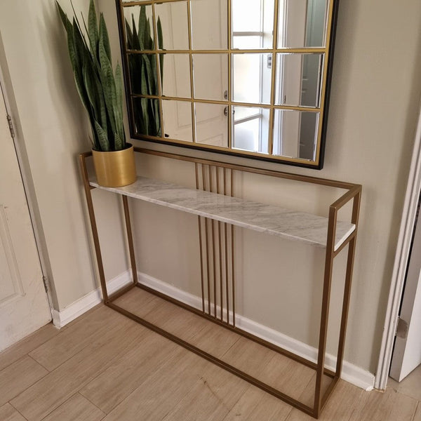 Mesa de arrimo marmol Piano