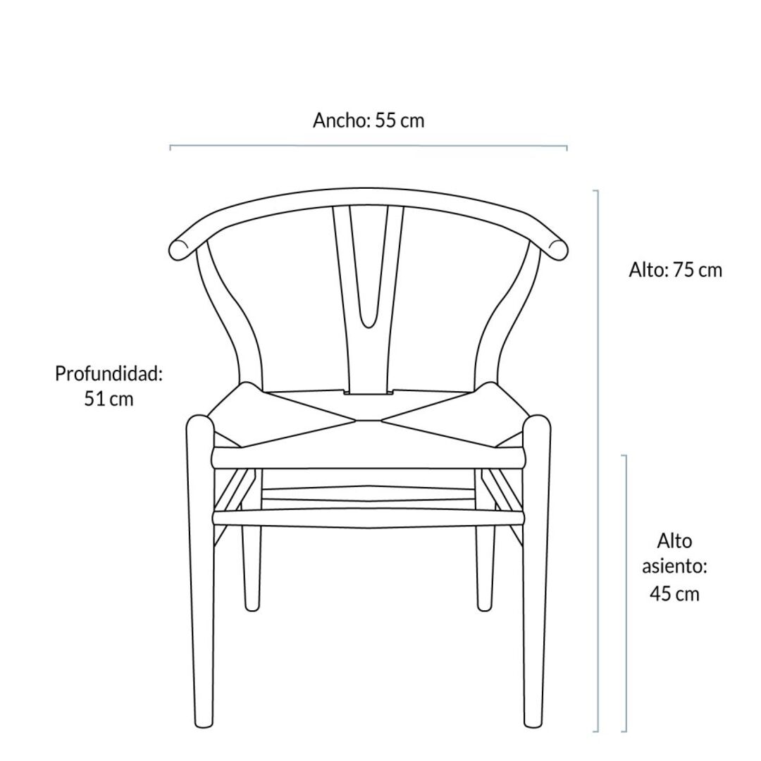 Silla Wishbone Natural