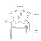Silla Wishbone Natural