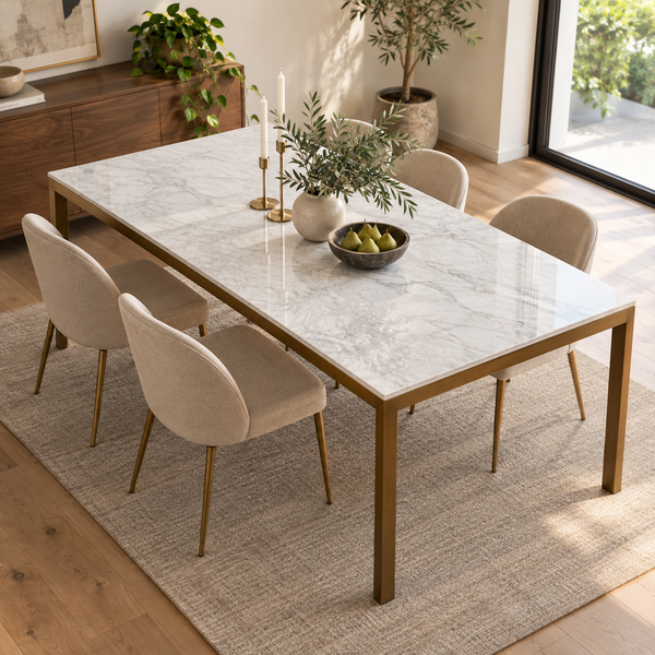 Mesa de comedor marmol Palermo