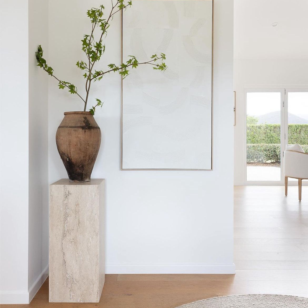Plinto Pedestal alto marmol