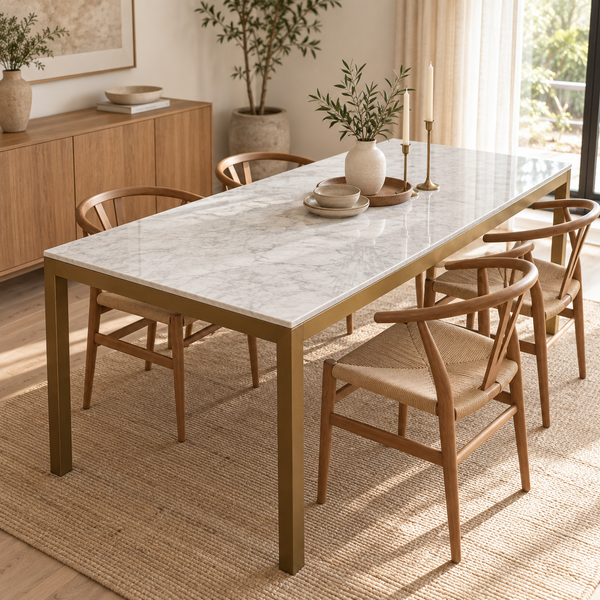 Mesa de comedor marmol Palermo