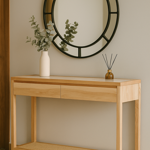 Mesa de arrimo madera junco Siena