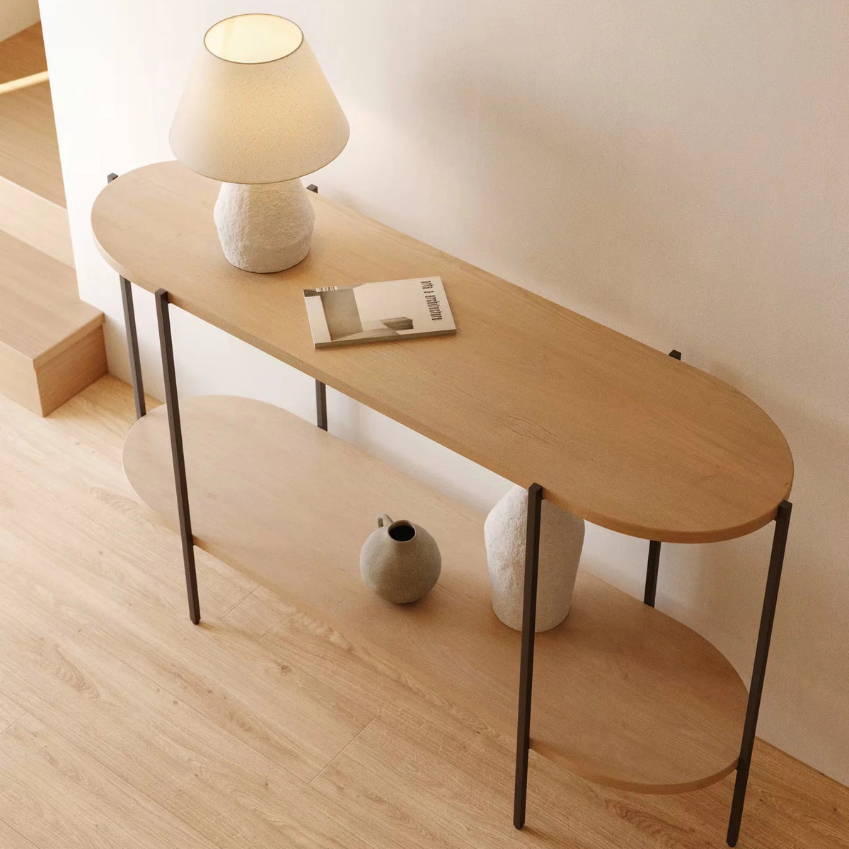 Mesa de arrimo madera Amelia