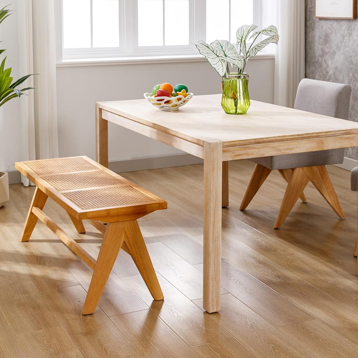 Banqueta madera Junco