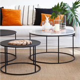 Mesa de centro Doble Aro marmol