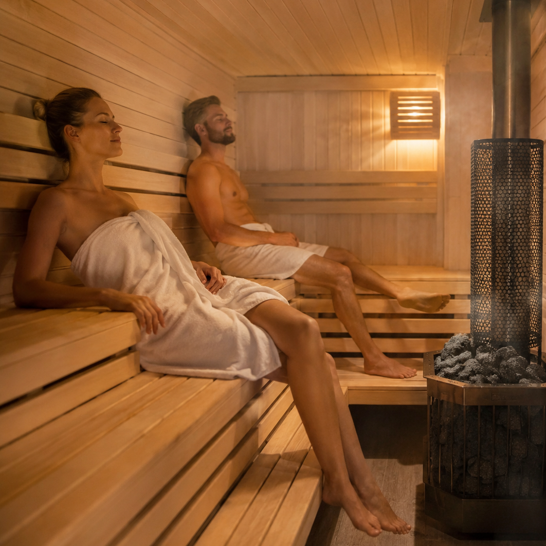 Sauna Exterior 4 personas a leña