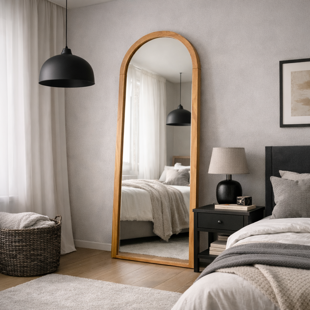 Espejo cuerpo completo Arco Madera