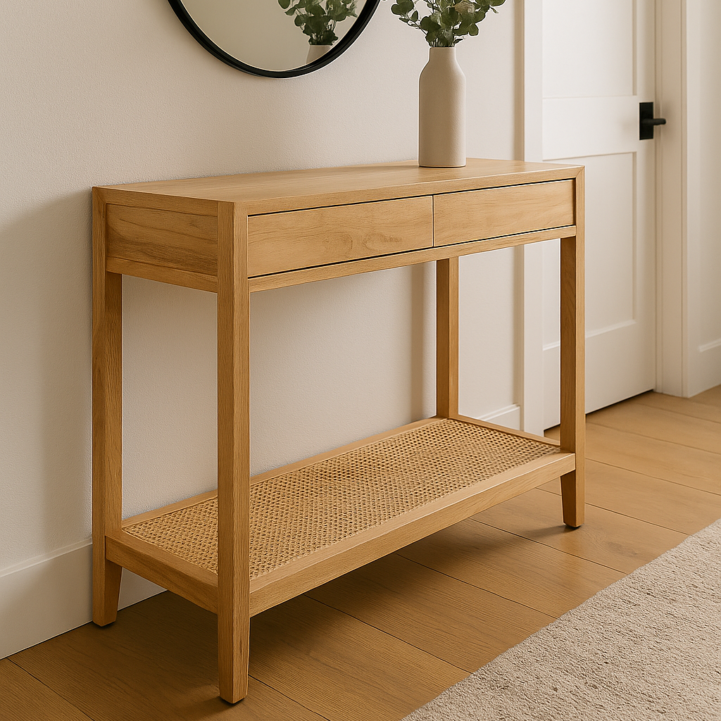 Mesa de arrimo madera junco Siena