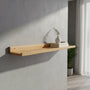 Repisa Flotante Madera Nativa Lenga y Raulí | Estante Pared Nórdico