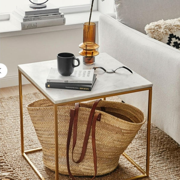 Mesa Lateral marmol Cubic