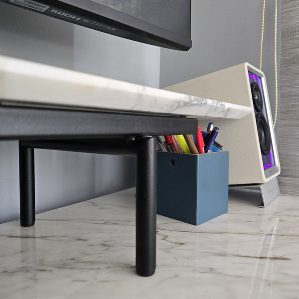 alzador pantallas metal  Marble