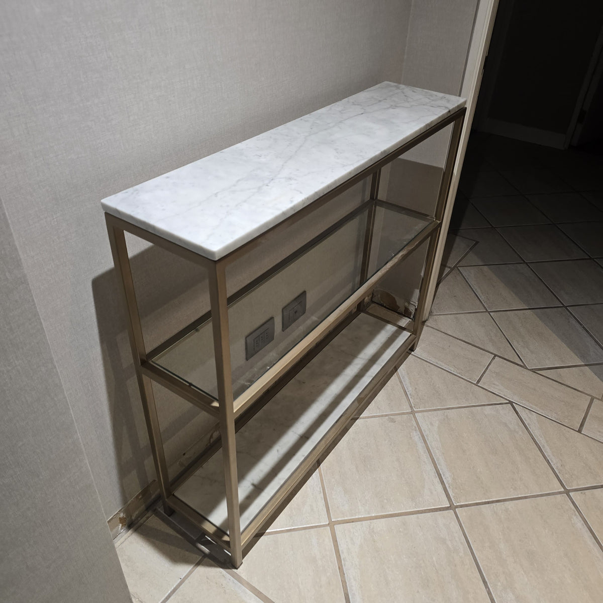 Mesa de arrimo  marmol Milan
