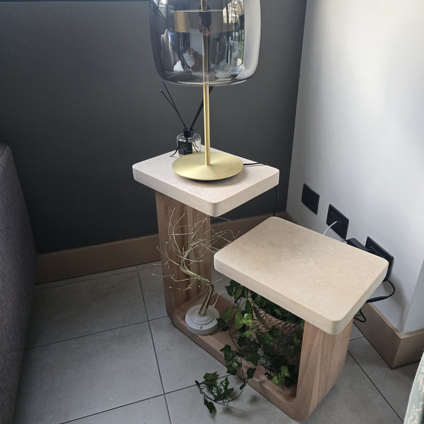 Mesa Lateral Marmol Ravena