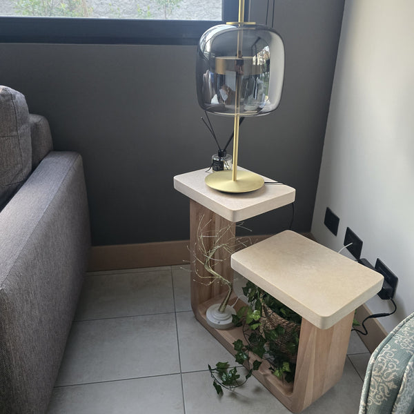 Mesa Lateral Marmol Ravena