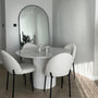 Mesa Comedor redonda marmol Dublin