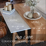 Mesa  de centro marmol Duo Capri