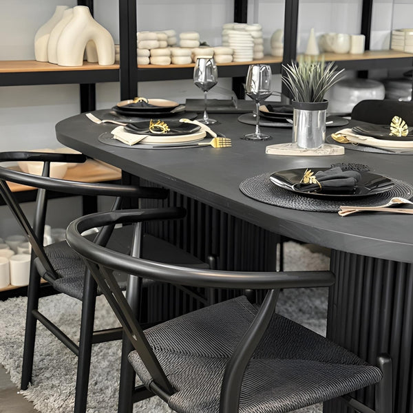 Silla Wishbone Total Black (PREVENTA)