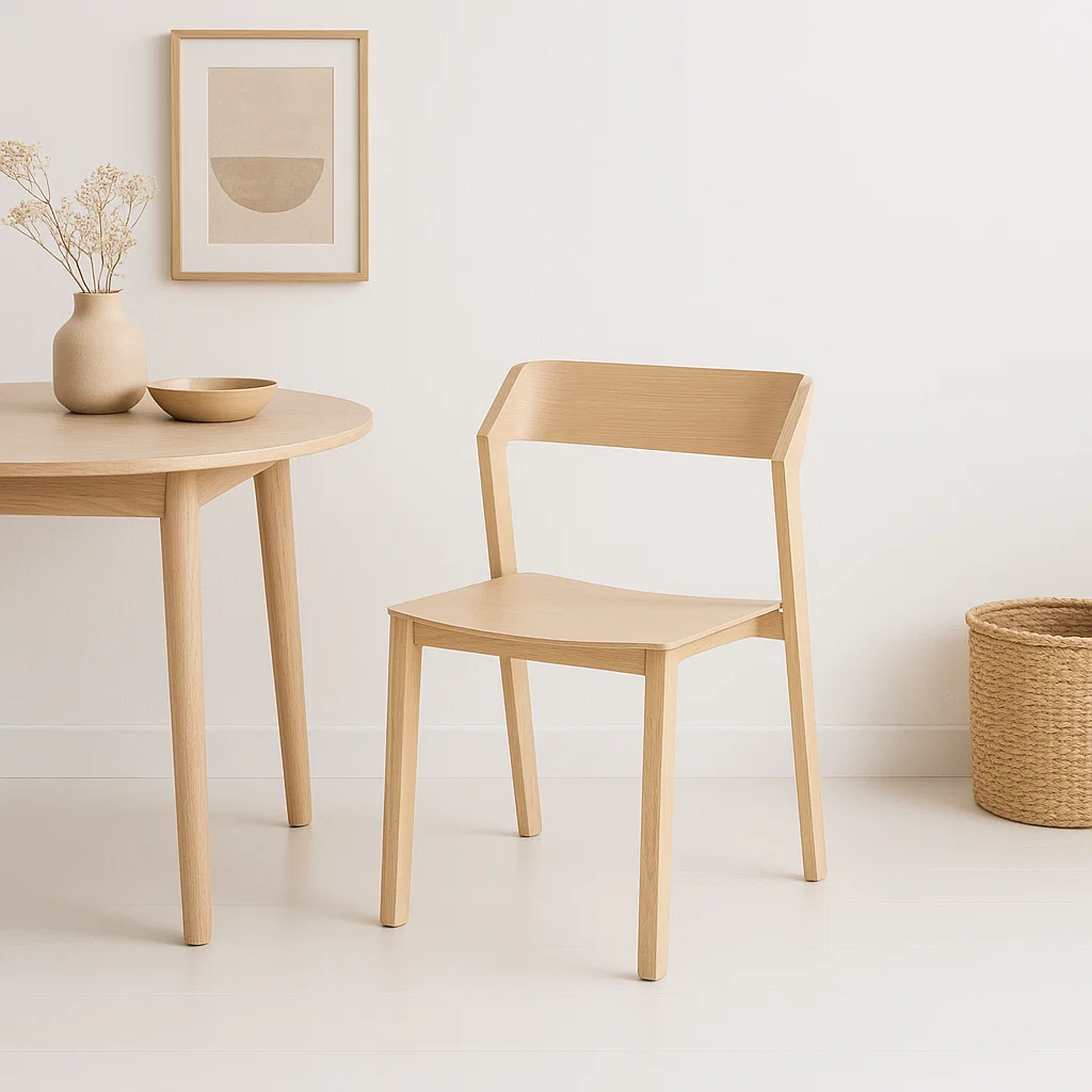 Silla madera nordica