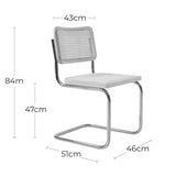 Silla Comedor Breuer Negra