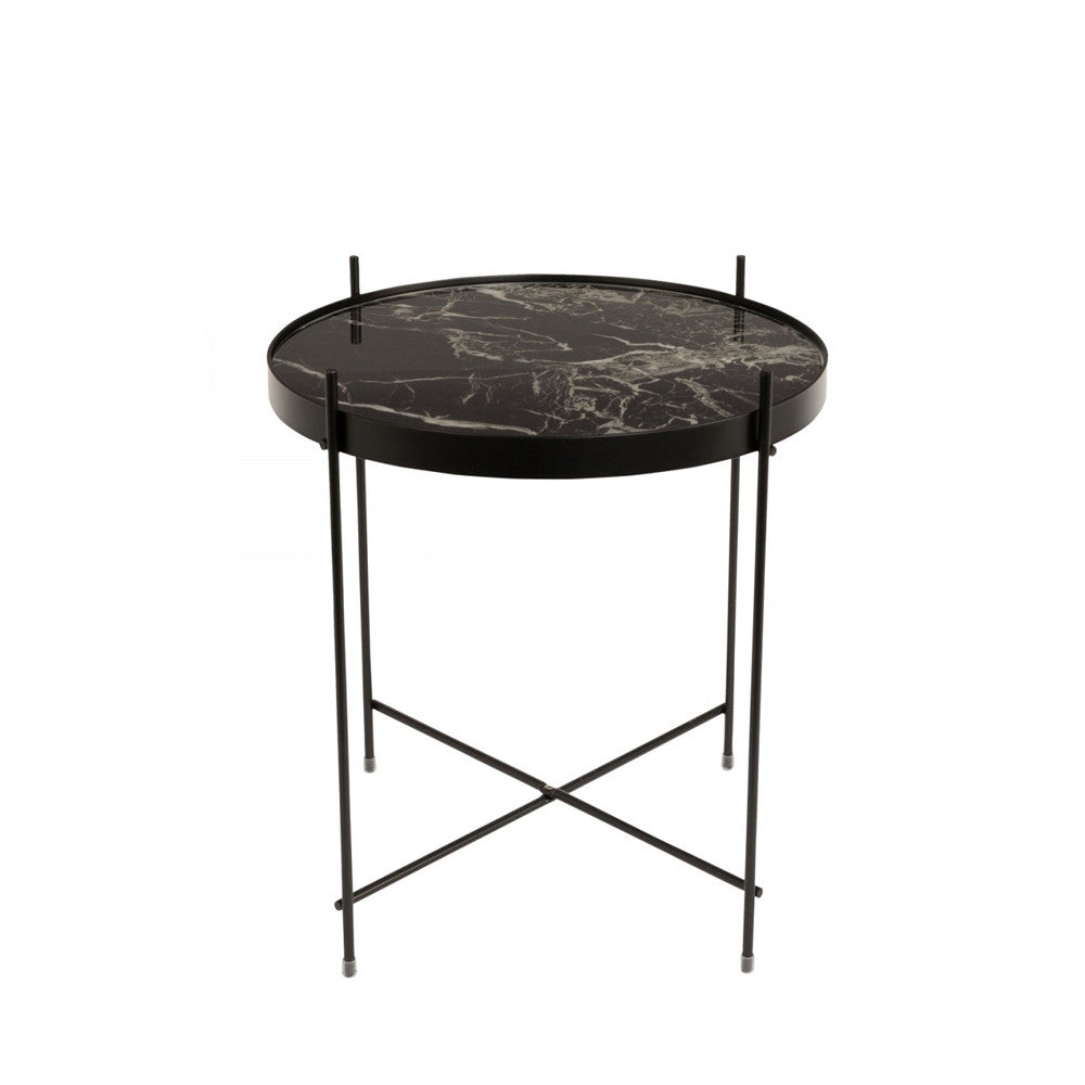 Mesa Lateral marmol Marquina vero Nero
