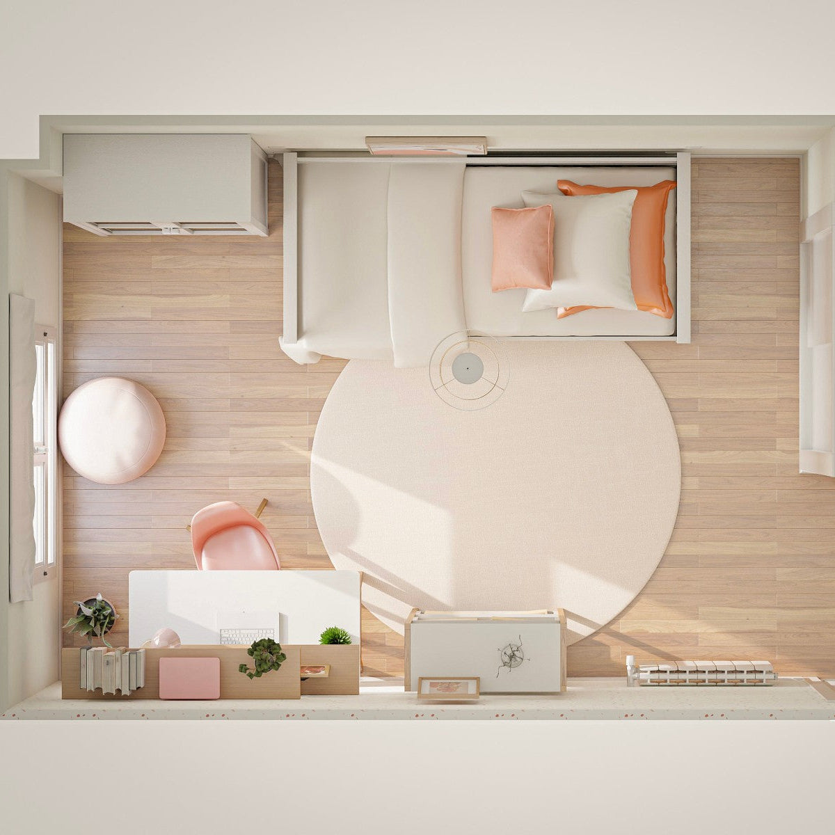 Decoracion Dormitorio pequeño